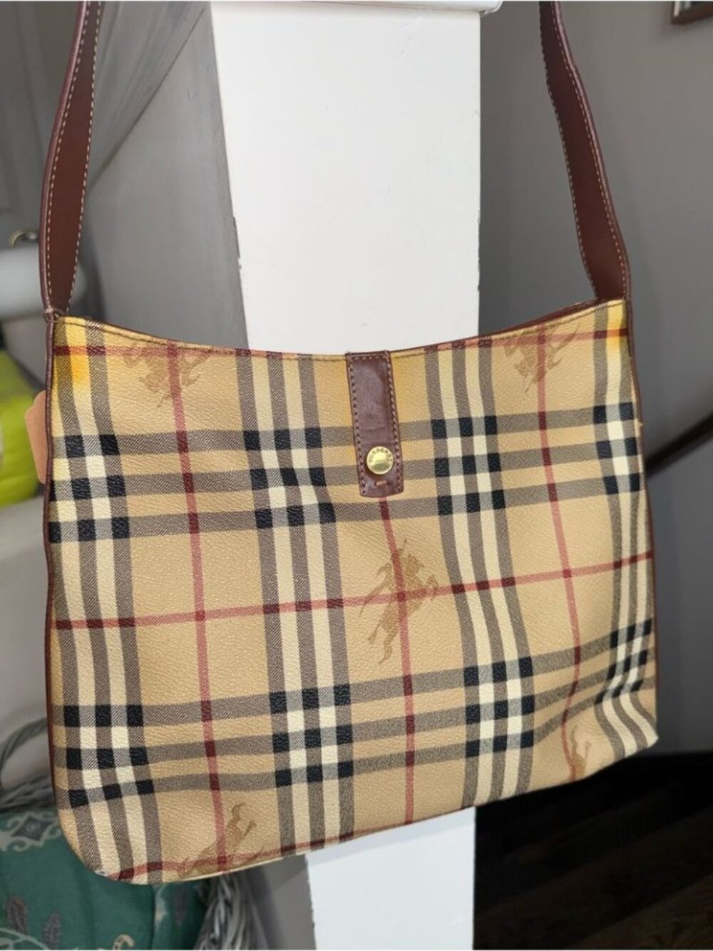 Burberry Vintage Nova Check Shoulder Bag - Picture 2 of 9